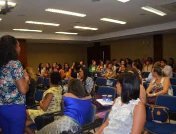 Treinamento da Previdência Social da Bahia no auditório do GACC-BA