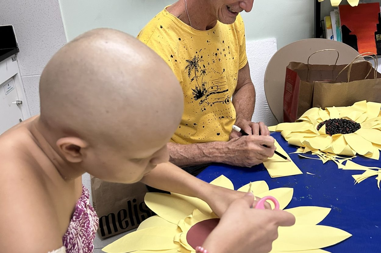 Projeto Arte de Aprender celebra a primavera com atividade artística